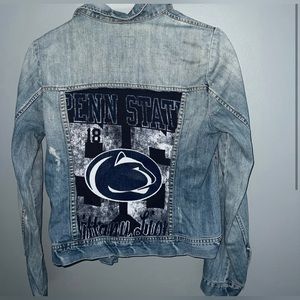 Custom Pennstate Jcrew Denim Jacket